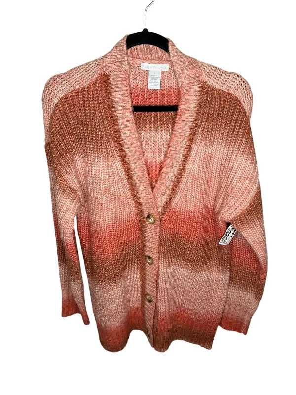 Extra Savings Cardigan By Design History In Pink, Size: M