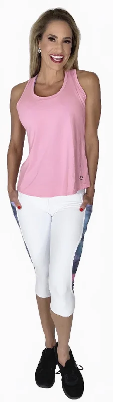 Super Savings Cotton Candy White Capris