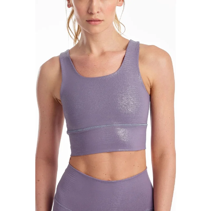 Don't Wait Elevate Bra - Moonstone Reptile Foil