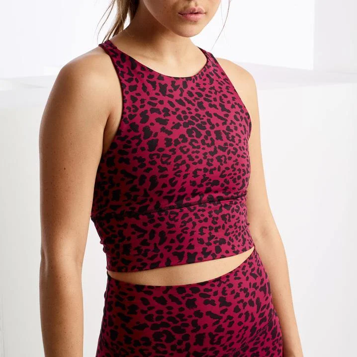 Price Reduction Elevate Bra - Crimson Leopard