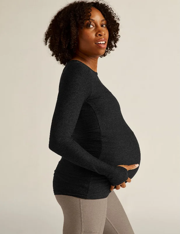 Major Savings Featherweight Count On Me Maternity Crew Pullover