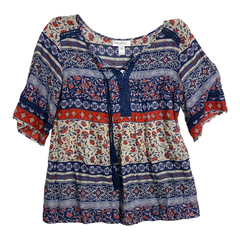 Deal Dash Maternity Top Short Sleeve Motherhood, Size M