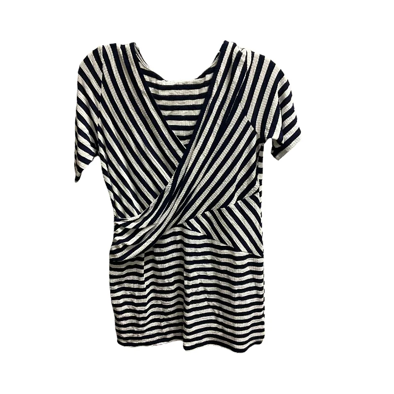 Hurry In Maternity Top Short Sleeve Motherhood, Size M