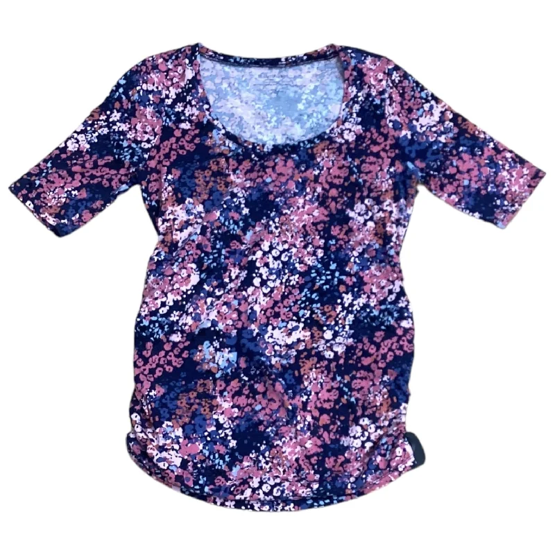 Markdown Madness Maternity Top Short Sleeve Motherhood, Size Xs