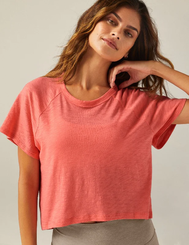 Today’s Deal Signature High Low Cropped Tee