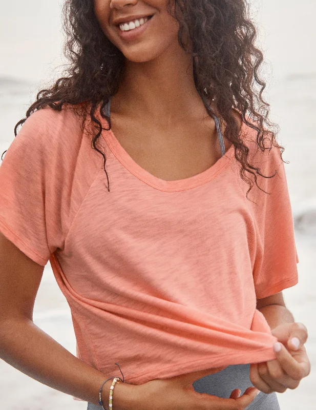 Epic Deals Signature High Low Cropped Tee