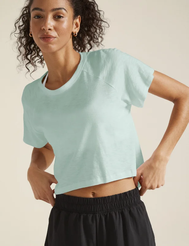 Sneak Peek Sale Signature High Low Cropped Tee