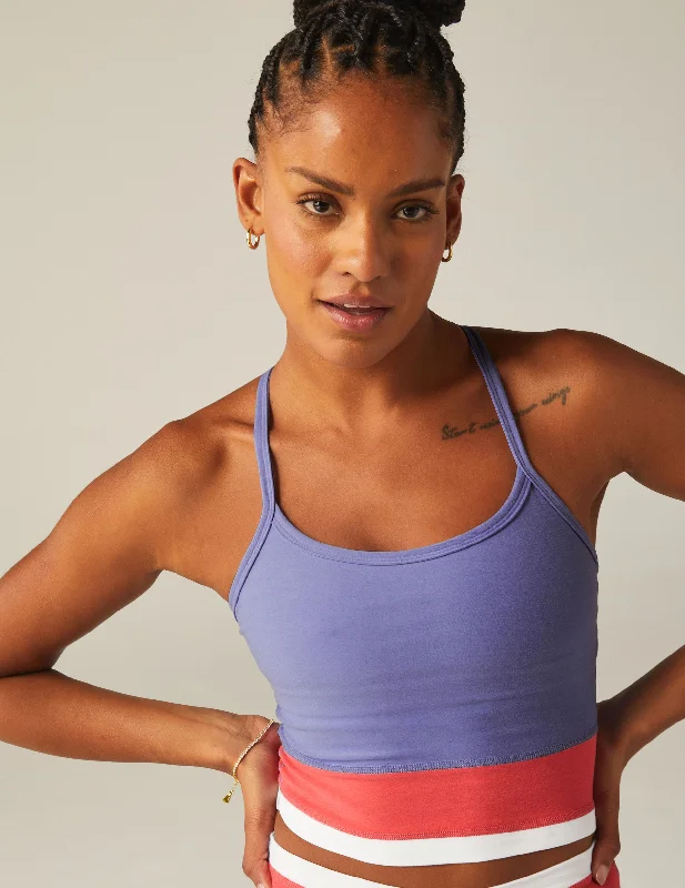 Price Reduction Spacedye Horizon Colorblock High Cropped Tank