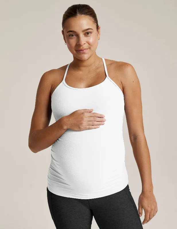 Huge Discounts Spacedye Keep Your Cool Maternity Slim Racerback Tank