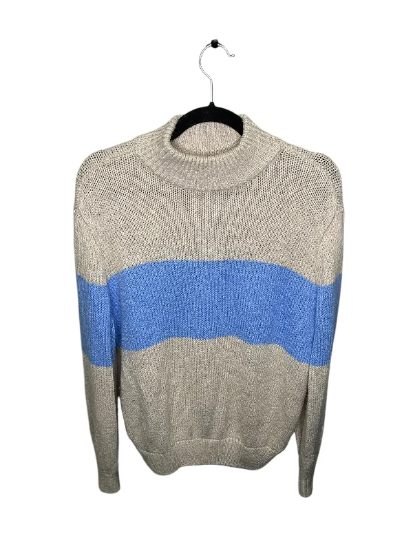 Overstock Sweater By Aerie In Blue & Brown, Size: S
