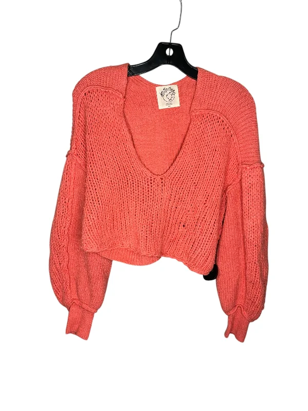 Final Sale Sweater By We The Free In Orange, Size: Xs