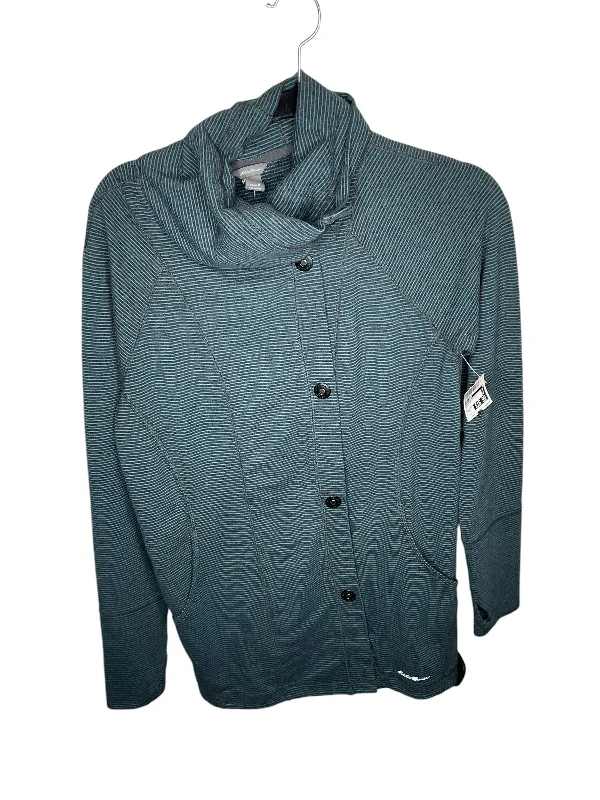 Buy More, Save More Sweatshirt Collar By Eddie Bauer In Teal, Size: M