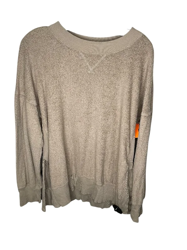Unmissable Offer Sweatshirt Crewneck By Aerie In Brown, Size: M