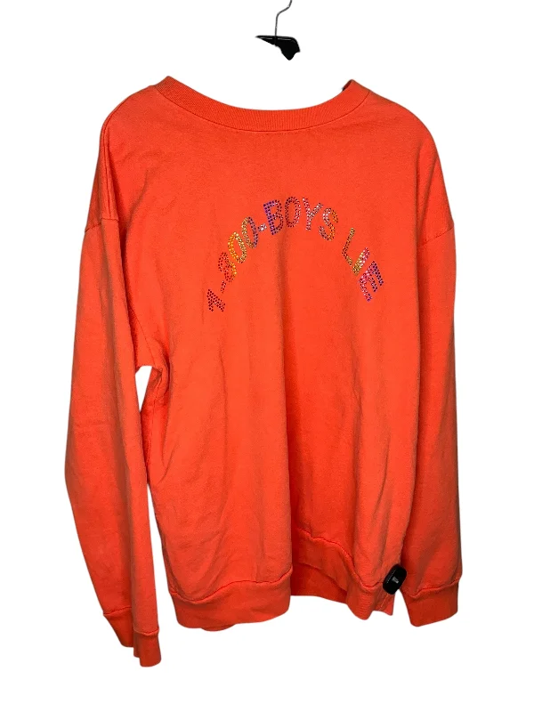 Discount Mania Sweatshirt Crewneck By Cma In Orange, Size: Osfm
