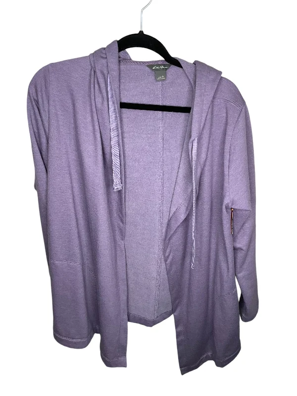Extra Discounts Sweatshirt Hoodie By Eddie Bauer In Purple, Size: S