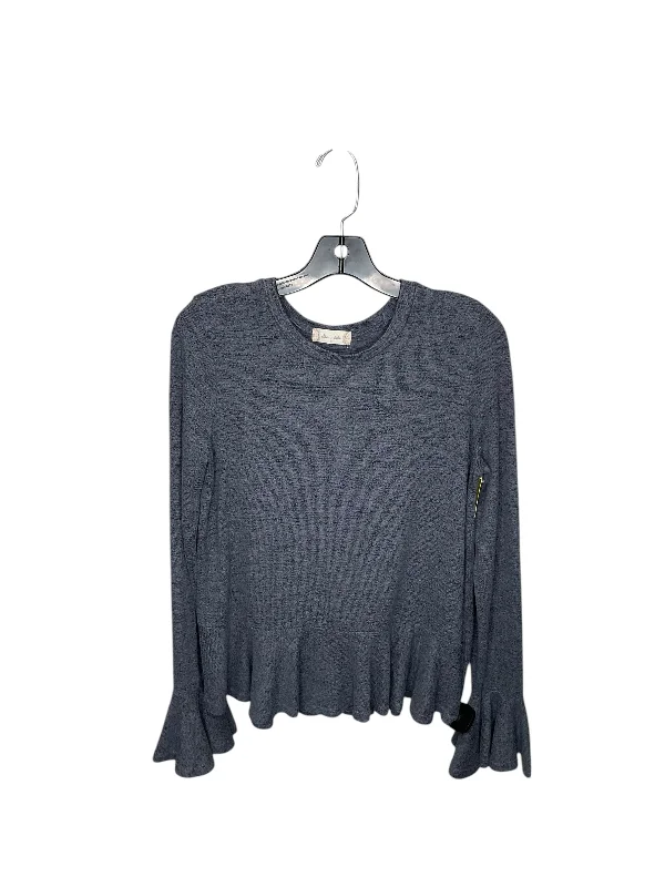YEAR-End Sale Top Long Sleeve By Altard State In Blue, Size: S