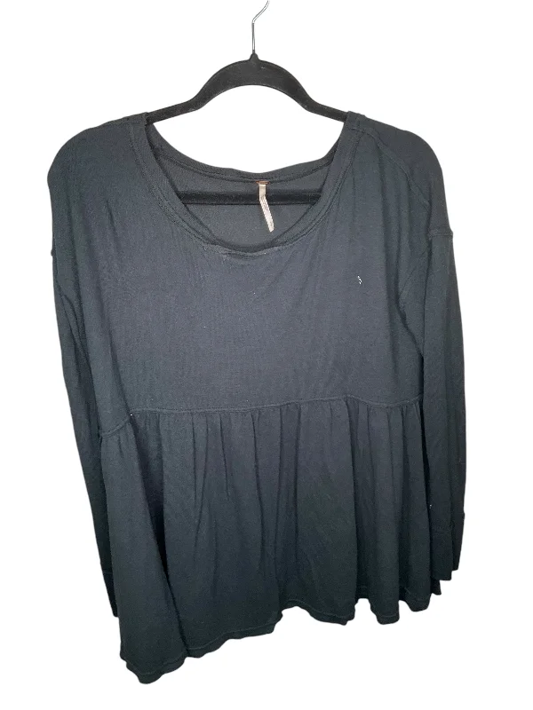 Special Promotion Top Long Sleeve By Free People In Black, Size: Sp
