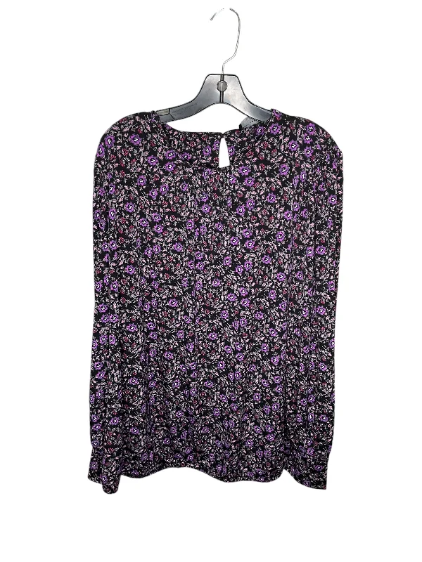 Best Seller Top Long Sleeve By Lane Bryant In Floral Print, Size: 3x