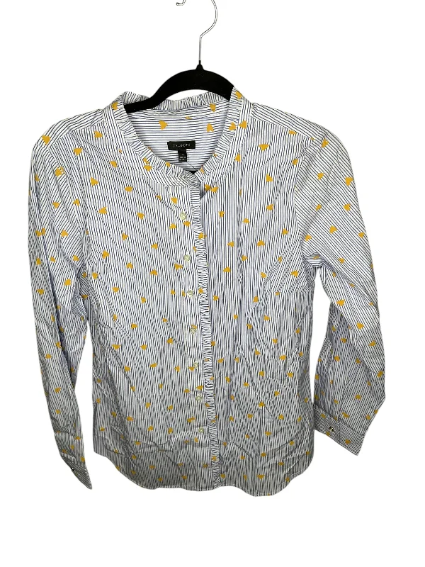 Fantastic Offers Top Long Sleeve By Talbots In Blue, Size: M