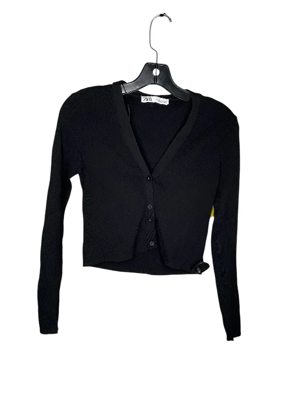 Incredible Offers Top Long Sleeve By Zara In Black, Size: M