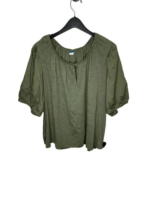 Special Price Top Short Sleeve By Old Navy In Green, Size: 3x