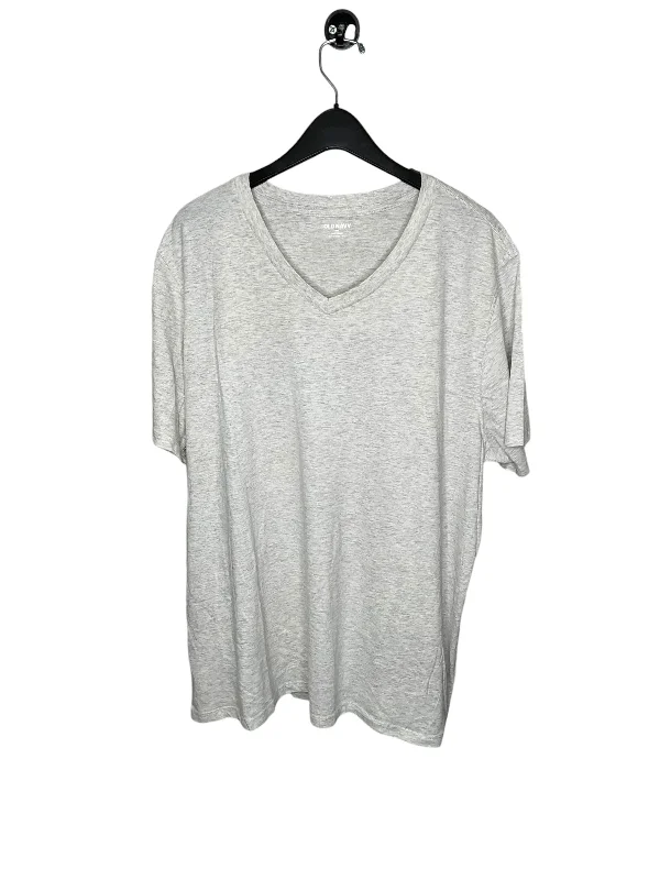 Time-Limited Offer Top Short Sleeve By Old Navy In Grey, Size: Xxl