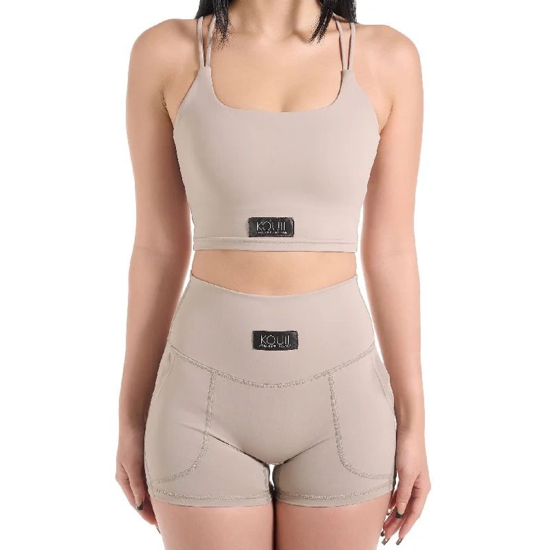Buy More, Save More TIIMELESS™ Athlounge® ETERNITII™ Pocket Shorts - Light Gray/Tope