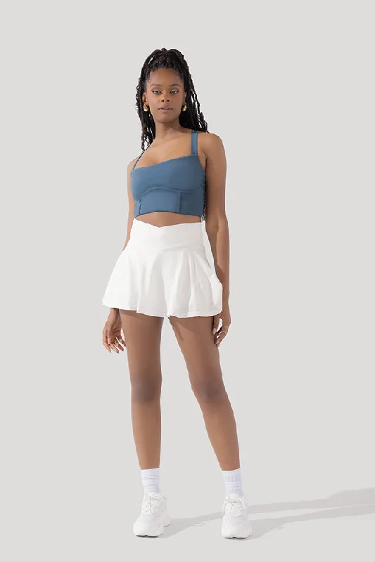 Markdowns POPFLEX® Crisscross Hourglass® Twirl Skort - White