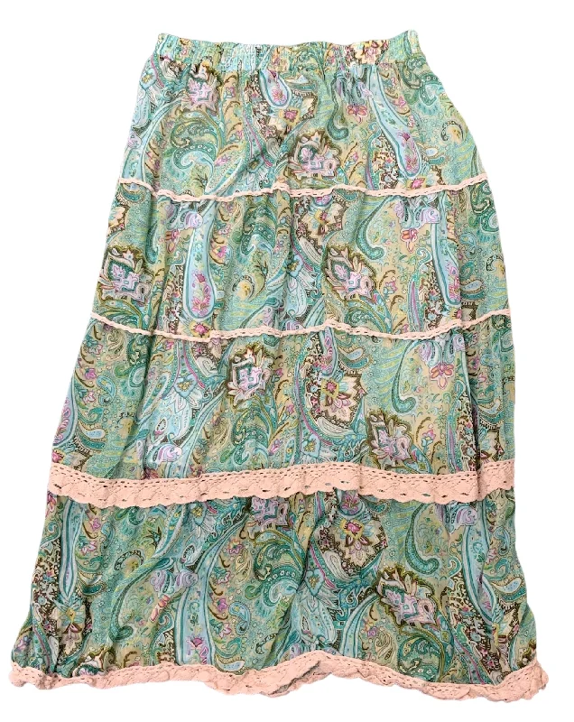 The Best Prices Magic Women’s Green Paisley Skirt XL