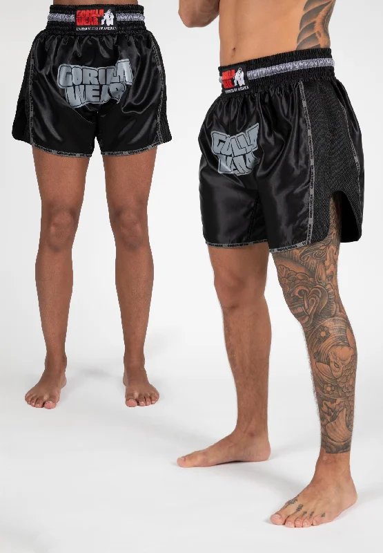 Massive Deals Piru Muay Thai Shorts - Black