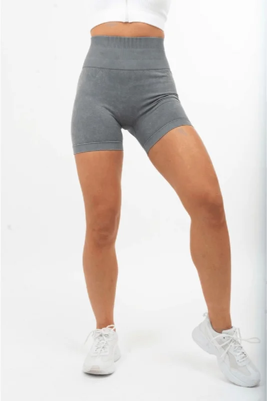 Shop and Save Scrunch Bum Shorts - Teal Blue