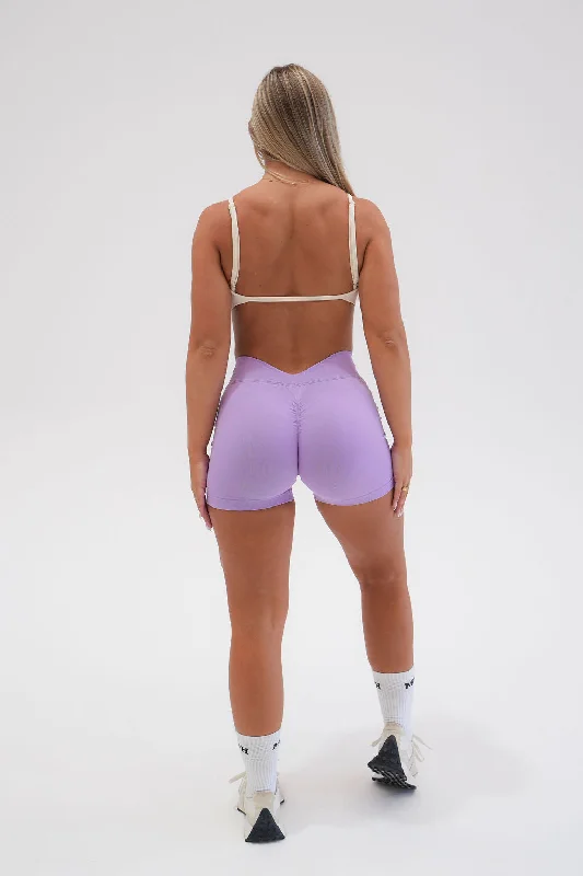 Savings Galore Contour Shorts - LAVENDER