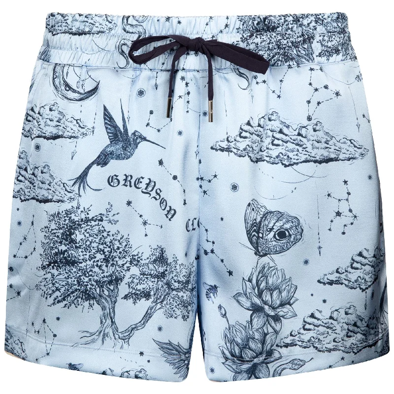 Price Drop Womens Moon Diamond Shorts Wolf - SU24